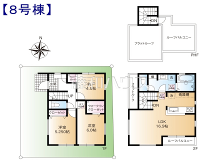 8号棟 間取図 【練馬区下石神井3丁目】