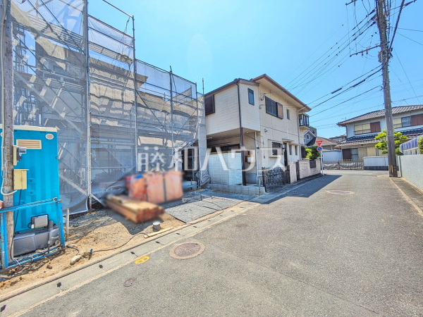 接道状況および現場風景 【福岡市南区屋形原1丁目】 接道状況および現場風景 【福岡市南区屋形原1丁目】