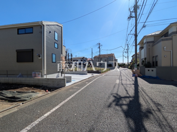 接道状況および現場風景 【練馬区石神井台5丁目】 接道状況および現場風景 【練馬区石神井台5丁目】