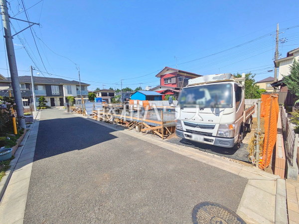 接道状況および現場風景 【小平市美園町3丁目】 接道状況および現場風景 【小平市美園町3丁目】