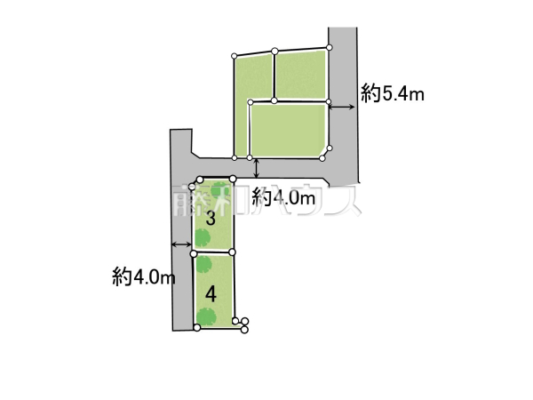 全体区画図 【小平市美園町3丁目】 全体区画図 【小平市美園町3丁目】