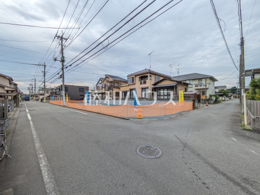 接道状況および現場風景 【小平市上水南町2丁目】