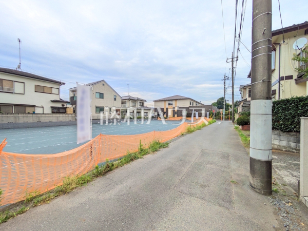 接道状況および現場風景 【小平市上水南町2丁目】 接道状況および現場風景 【小平市上水南町2丁目】