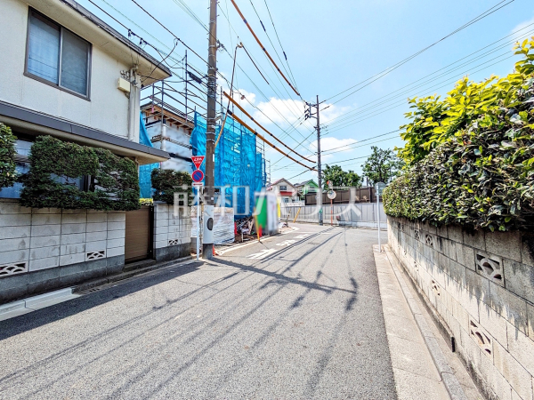 接道状況および現場風景 【練馬区東大泉6丁目】 接道状況および現場風景 【練馬区東大泉6丁目】