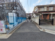 接道状況および現場風景 【練馬区下石神井2丁目】 接道状況および現場風景 【練馬区下石神井2丁目】