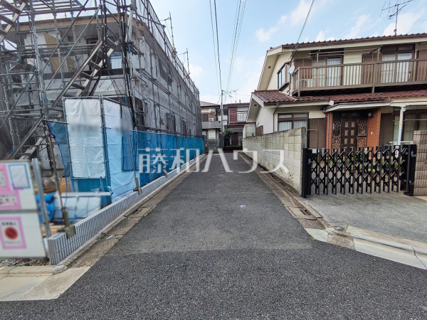 接道状況および現場風景 【練馬区下石神井2丁目】 接道状況および現場風景 【練馬区下石神井2丁目】