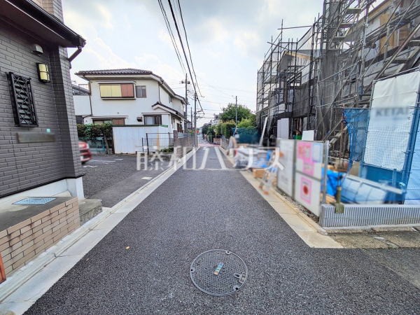 接道状況および現場風景 【練馬区下石神井2丁目】 接道状況および現場風景 【練馬区下石神井2丁目】