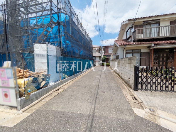 接道状況および現場風景 【練馬区下石神井2丁目】 接道状況および現場風景 【練馬区下石神井2丁目】