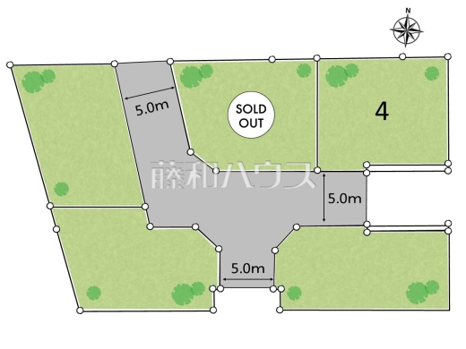 全体区画図 【国分寺市西町3丁目】