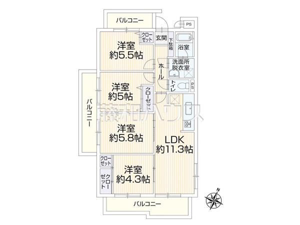 間取図 【老司エクセル15】 間取図 【老司エクセル15】