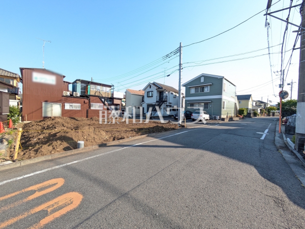 接道状況および現場風景 【八王子市長房町】 接道状況および現場風景 【八王子市長房町】