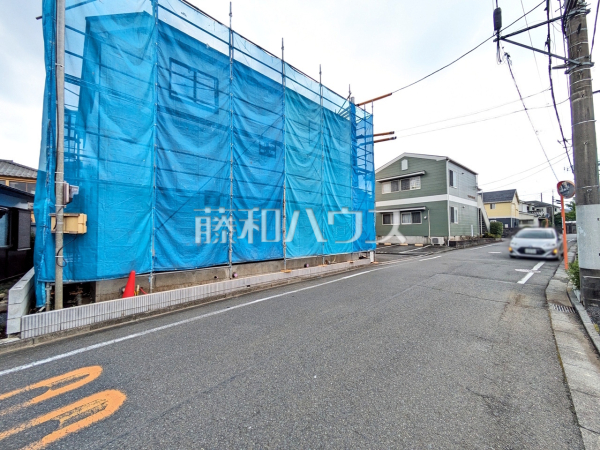 接道状況および現場風景 【八王子市長房町】 接道状況および現場風景 【八王子市長房町】