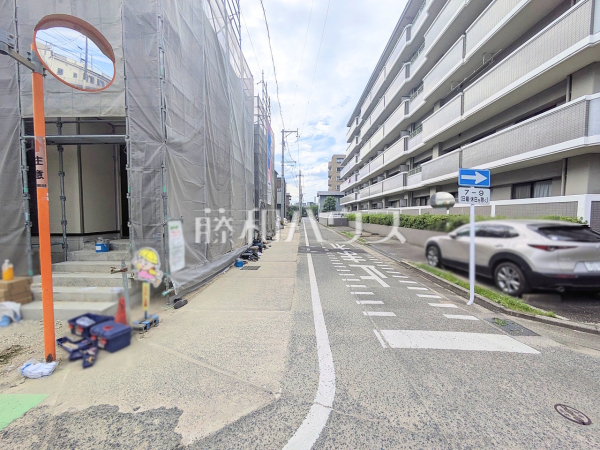 接道状況および現場風景 【福岡市南区横手1丁目】 接道状況および現場風景 【福岡市南区横手1丁目】