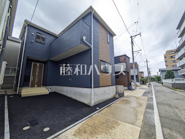 1号棟 接道状況および現場風景 【福岡市南区横手1丁目】 1号棟 接道状況および現場風景 【福岡市南区横手1丁目】