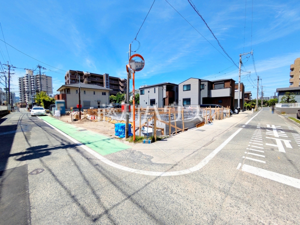 接道状況および現場風景 【福岡市南区横手1丁目】 接道状況および現場風景 【福岡市南区横手1丁目】