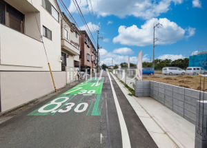 接道状況および現場風景