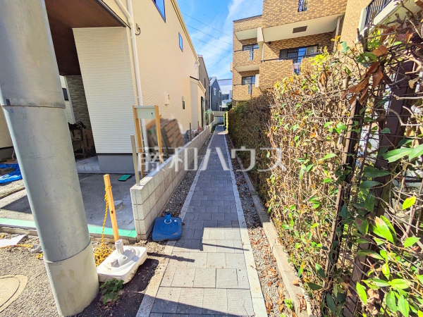 接道状況および現場風景 【杉並区成田東1丁目】 接道状況および現場風景 【杉並区成田東1丁目】