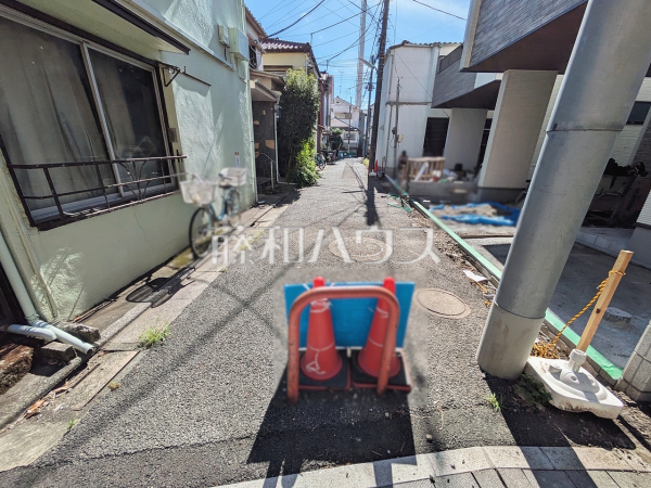 接道状況および現場風景 【杉並区成田東1丁目】 接道状況および現場風景 【杉並区成田東1丁目】