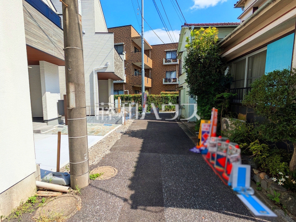 接道状況および現場風景 【杉並区成田東1丁目】 接道状況および現場風景 【杉並区成田東1丁目】