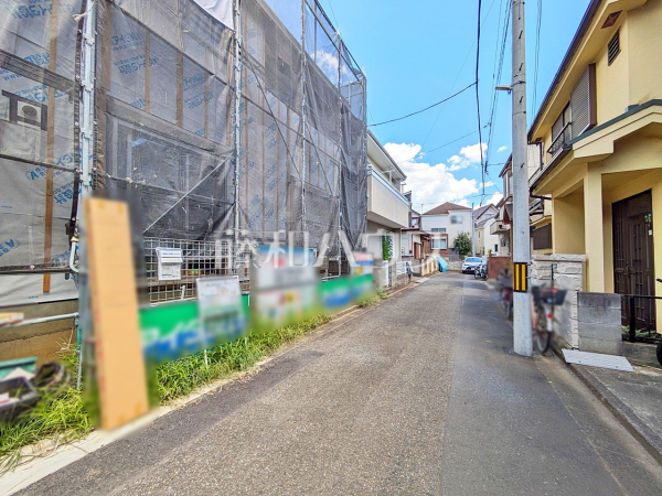 接道状況および現場風景 【富士見市羽沢1丁目】 接道状況および現場風景 【富士見市羽沢1丁目】