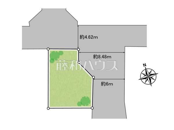 全体区画図 【東大和市奈良橋5丁目】 全体区画図 【東大和市奈良橋5丁目】