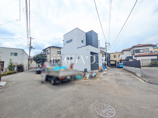 接道状況および現場風景 【ふじみ野市苗間】 接道状況および現場風景 【ふじみ野市苗間】