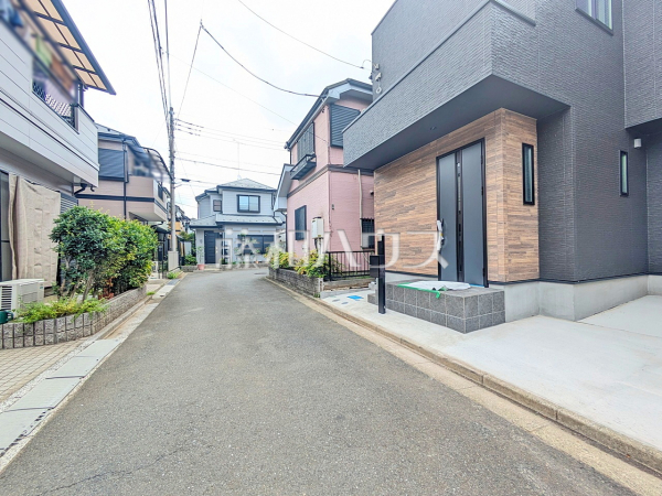 接道状況および現場風景 【川越市大字藤間】 接道状況および現場風景 【川越市大字藤間】