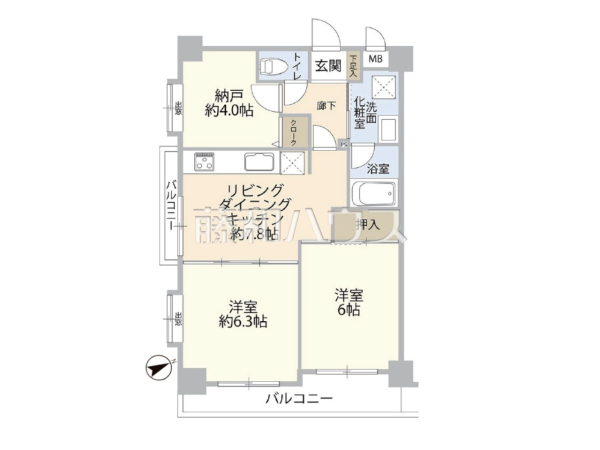 間取図 【パロス三鷹】 間取図 【パロス三鷹】