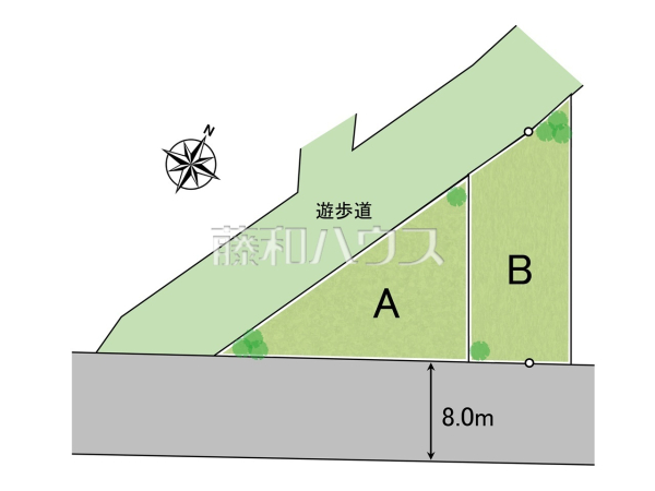 全体区画図 【所沢市狭山ケ丘2丁目】 全体区画図 【所沢市狭山ケ丘2丁目】