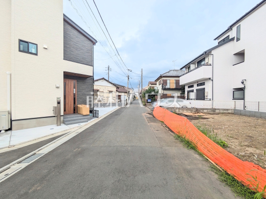 接道状況および現場風景 【小平市花小金井南町3丁目】