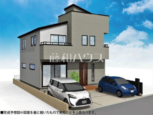 完成予想図(外観) 【所沢市上新井2丁目】 完成予想図(外観) 【所沢市上新井2丁目】