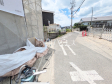 接道状況および現場風景 【福岡市南区大平寺1丁目】 接道状況および現場風景 【福岡市南区大平寺1丁目】