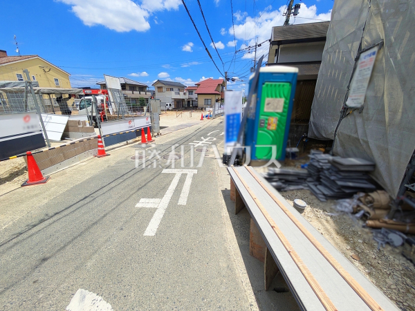 接道状況および現場風景 【福岡市南区大平寺1丁目】 接道状況および現場風景 【福岡市南区大平寺1丁目】