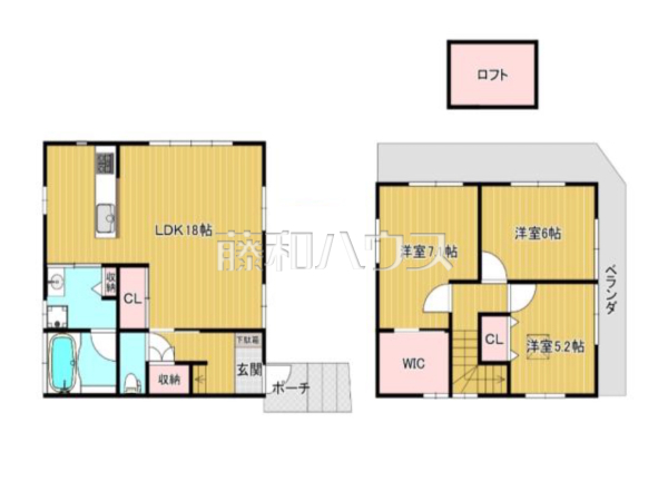 間取図 【和光市南1丁目】 間取図 【和光市南1丁目】