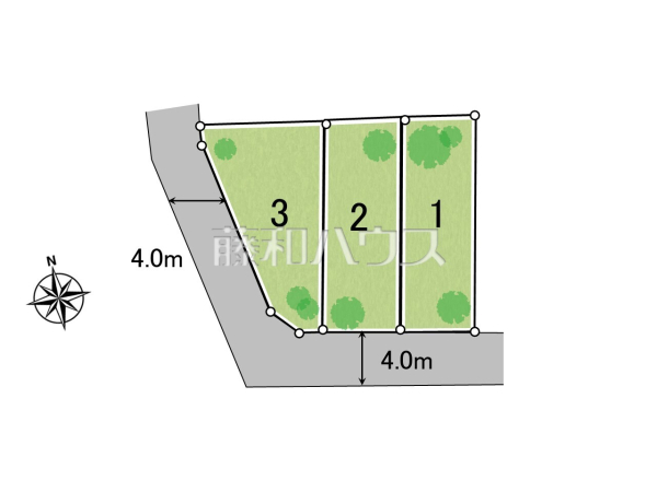 全体区画図 【調布市入間町3丁目】 全体区画図 【調布市入間町3丁目】