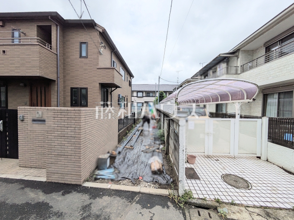 接道状況および現場風景 【狛江市元和泉2丁目】 接道状況および現場風景 【狛江市元和泉2丁目】