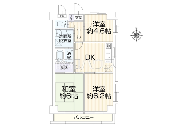 間取図 【パレドール東所沢Ⅱ】 間取図 【パレドール東所沢Ⅱ】