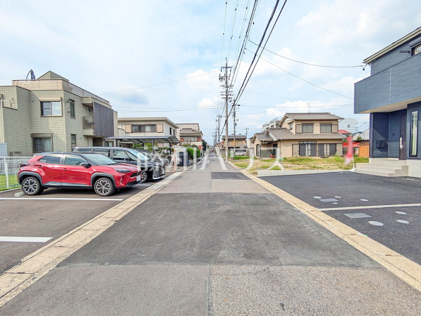 接道状況および現場風景 【名古屋市北区東味鋺3丁目】 接道状況および現場風景 【名古屋市北区東味鋺3丁目】