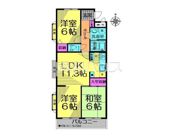 間取図 【ライオンズマンション田無第5】 間取図 【ライオンズマンション田無第5】