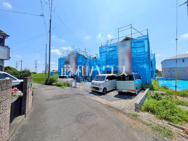 接道状況および現場風景 【日野市新井1丁目】 接道状況および現場風景 【日野市新井1丁目】