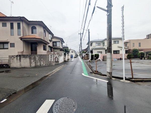 接道状況および現場風景 【調布市若葉町2丁目】 接道状況および現場風景 【調布市若葉町2丁目】