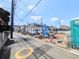 接道状況および現場風景 【三鷹市野崎1丁目】 接道状況および現場風景 【三鷹市野崎1丁目】