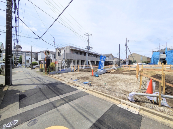 接道状況および現場風景 【三鷹市野崎1丁目】 接道状況および現場風景 【三鷹市野崎1丁目】