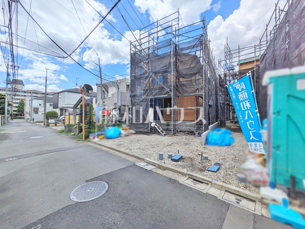 接道状況および現場風景 【三鷹市野崎1丁目】 接道状況および現場風景 【三鷹市野崎1丁目】