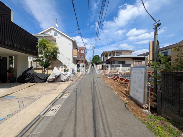 接道状況および現場風景 【世田谷区松原4丁目】 接道状況および現場風景 【世田谷区松原4丁目】