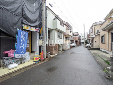 接道状況および現場風景 【朝霞市膝折町2丁目】/撮影日2026/09/28