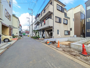 接道状況および現場風景