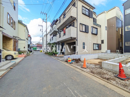 接道状況および現場風景 【朝霞市膝折町2丁目】/撮影日2026/06/29