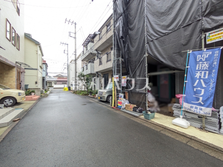 接道状況および現場風景 【朝霞市膝折町2丁目】/撮影日2026/09/28