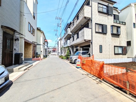 接道状況および現場風景 【朝霞市膝折町2丁目】/撮影日2026/05/25